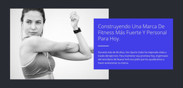 Diseño Web Para Construye Un Cuerpo Fuerte