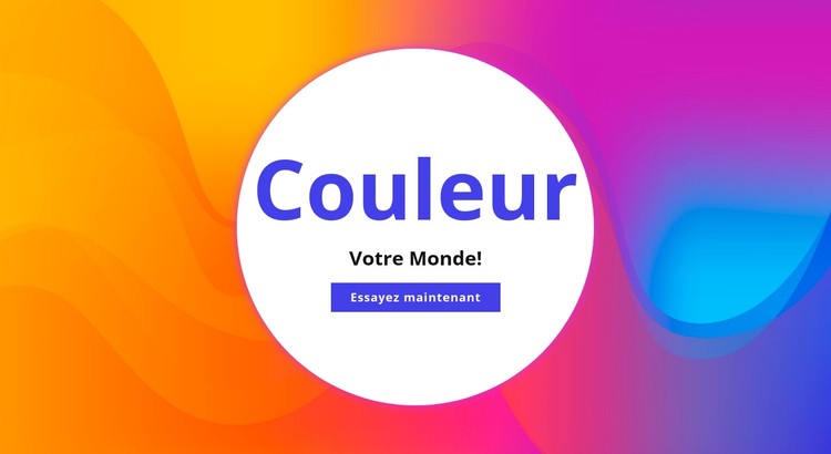 Colorez votre monde Modèle CSS