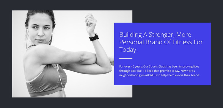Build a strong body HTML Template