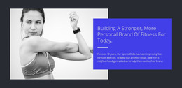 Build A Strong Body - HTML Page Creator