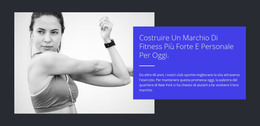 Progettazione Web Per Costruisci Un Corpo Forte