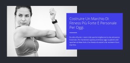 Costruisci Un Corpo Forte - Modello HTML5 Professionale