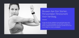 Bouw Een Sterk Lichaam - Modern Websitemodel