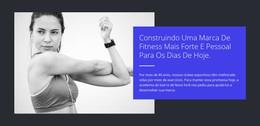 Construa Um Corpo Forte - Tema WordPress Responsivo