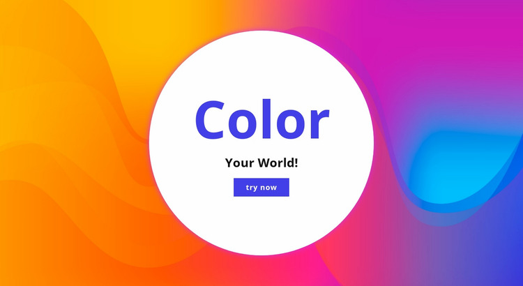 Color your world  Website Mockup