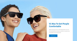 Awesome Joomla Template For Stylish Womens Glasses