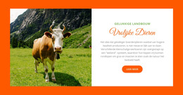 Dieren Landbouw - HTML-Paginasjabloon