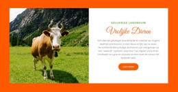 Dieren Landbouw Html5 Responsieve Sjabloon