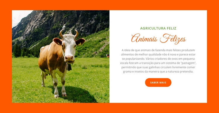 Criação de animais Construtor de sites HTML