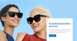 Snygga Damglasögon Gratis CSS-Mall