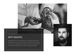 Responsive HTML For Hot Shaves