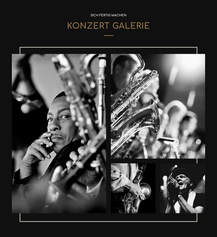 Konzertgalerie Joomla Vorlage