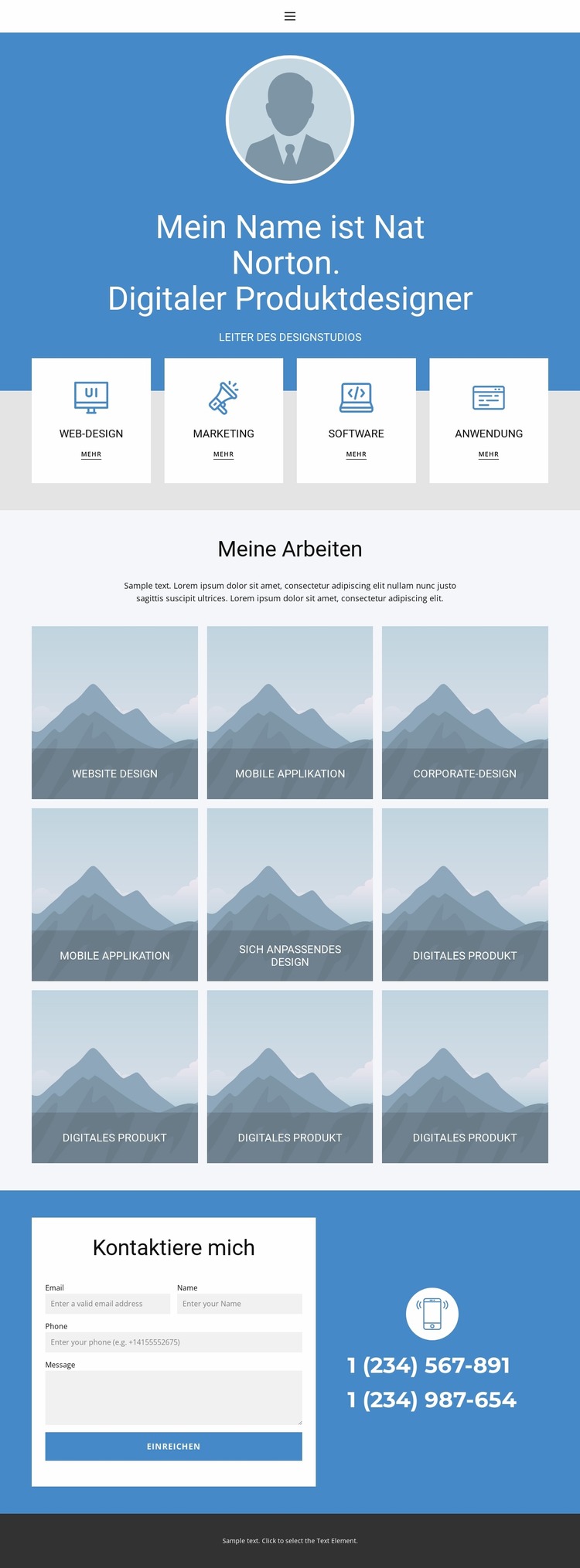 Portfolio 6 Joomla Vorlage