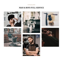 Mann Full-Service - Einfaches Website-Design