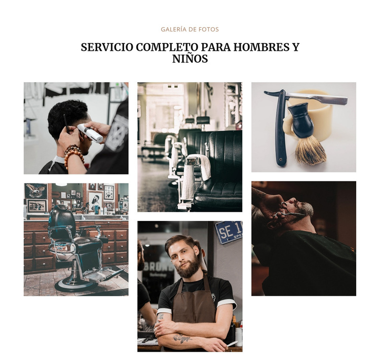 Servicio completo hombre Tema de WordPress