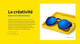 Lunettes De Haute Qualité - Conception De Site Web Simple