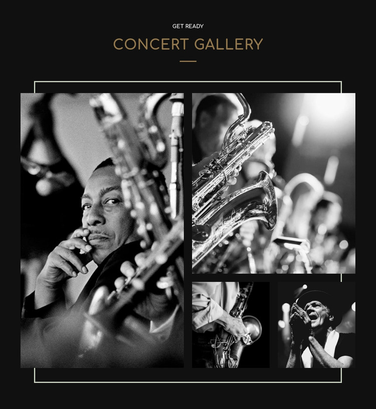 Cconcert gallery HTML Template