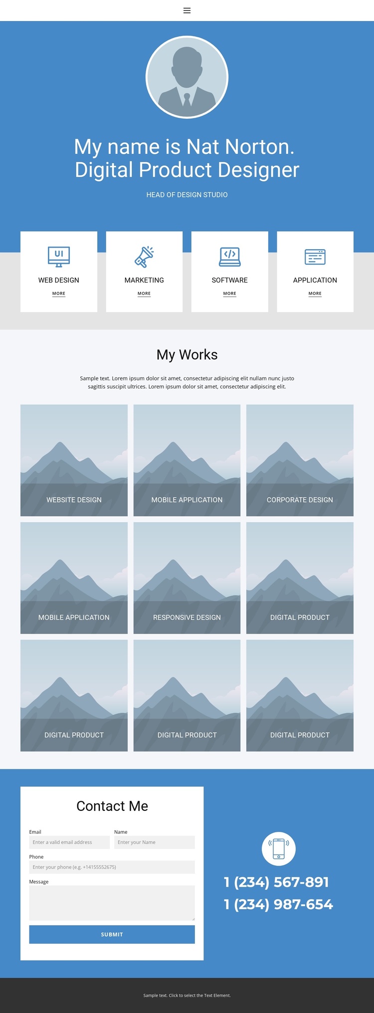 Portfolio 6 Joomla Template