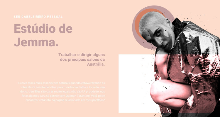 Cabeleireiro pessoal Tema WordPress