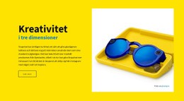 Glasögon Av Hög Kvalitet - Enkel Webbdesign