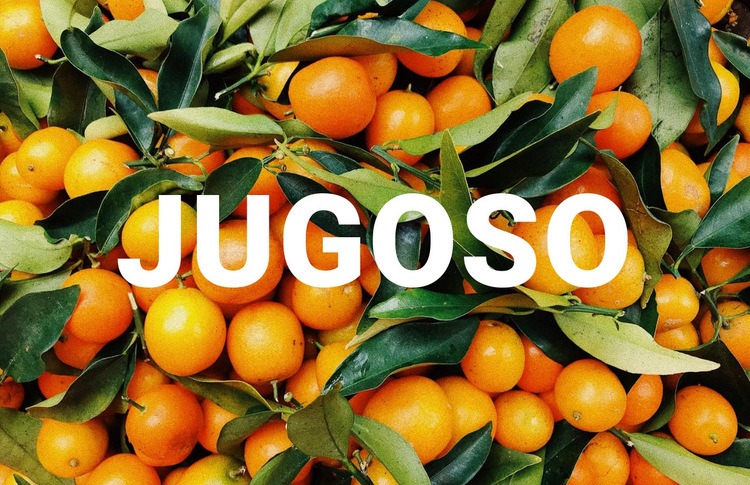 Jugoso saludable Plantilla HTML5