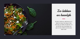 Lekkere Vegetarische Salade - Gratis Websitemodel