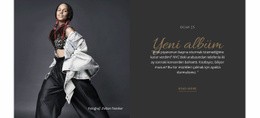 Yeni Albüm - Çok Amaçlı Web Tasarımı