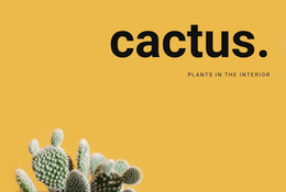 Plants In The Interior - Free WordPress Theme