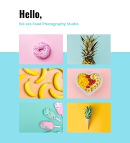 Food Photography Studio Simple HTML CSS Template