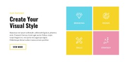 Create Your Visual Style CSS Website Template