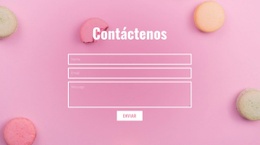 Formulario De Contacto Para Panadería Café - Creador De Sitios Web Sencillo