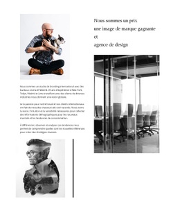 Création De Contenu Numérique - Maquette De Site Web Simple