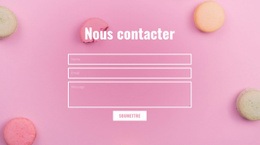 Formulaire De Contact Pour Boulangerie Café - Conception De Sites Web