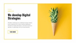 Digitális Stratégiák - HTML Website Builder