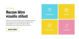 Hozza Létre Vizuális Stílusát - Reszponzív Weboldal Tervezés