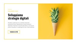 Strategie Digitali - Mockup Di Sito Web Moderno