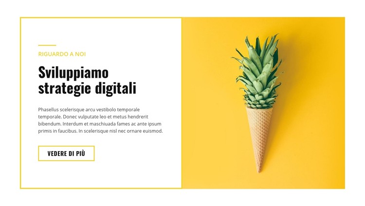 Strategie digitali Modello CSS