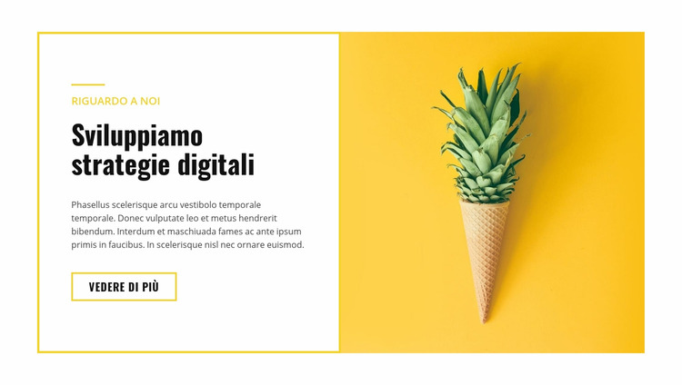 Strategie digitali Modello Joomla