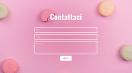 Modulo Di Contatto Per Caffetteria Panetteria - Pagina Di Destinazione Per Il Download Gratuito