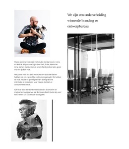 Creatie Van Digitale Inhoud Sjabloon HTML CSS Responsief
