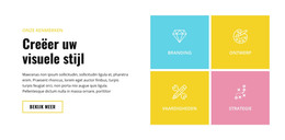 Creëer Uw Visuele Stijl - HTML-Sjablooncode
