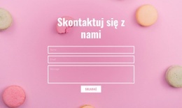 Formularz Kontaktowy Dla Kawiarni Piekarniczej - Responsywny Projekt Strony Internetowej