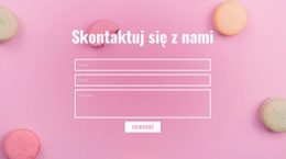 Formularz Kontaktowy Dla Kawiarni Piekarniczej - Projekt Strony Internetowej