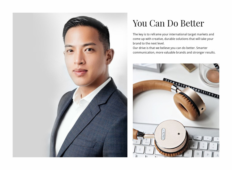 You can do better  Website Mockup
