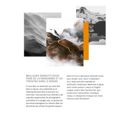 Randonnée En Montagne Modèle HTML CSS Réactif
