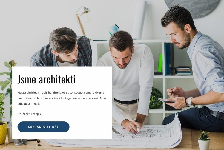 Špičkový architektonický ateliér Šablona webové stránky