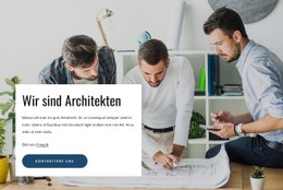 High-End-Architekturstudio Einzelseiten-Website