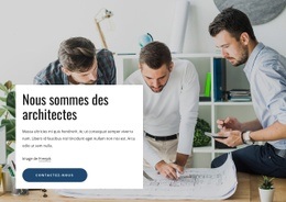 Créateur De Site Web Prêt À L'Emploi Pour Studio D'Architecture Haut De Gamme