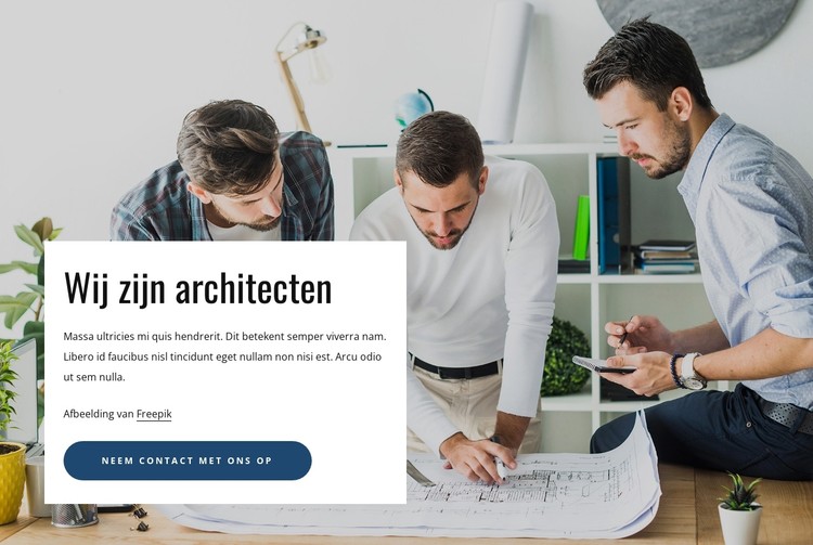 Hoogwaardige architectuurstudio CSS-sjabloon