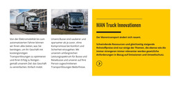 Man Truck Innovationen – Vorlage Für Website-Builder